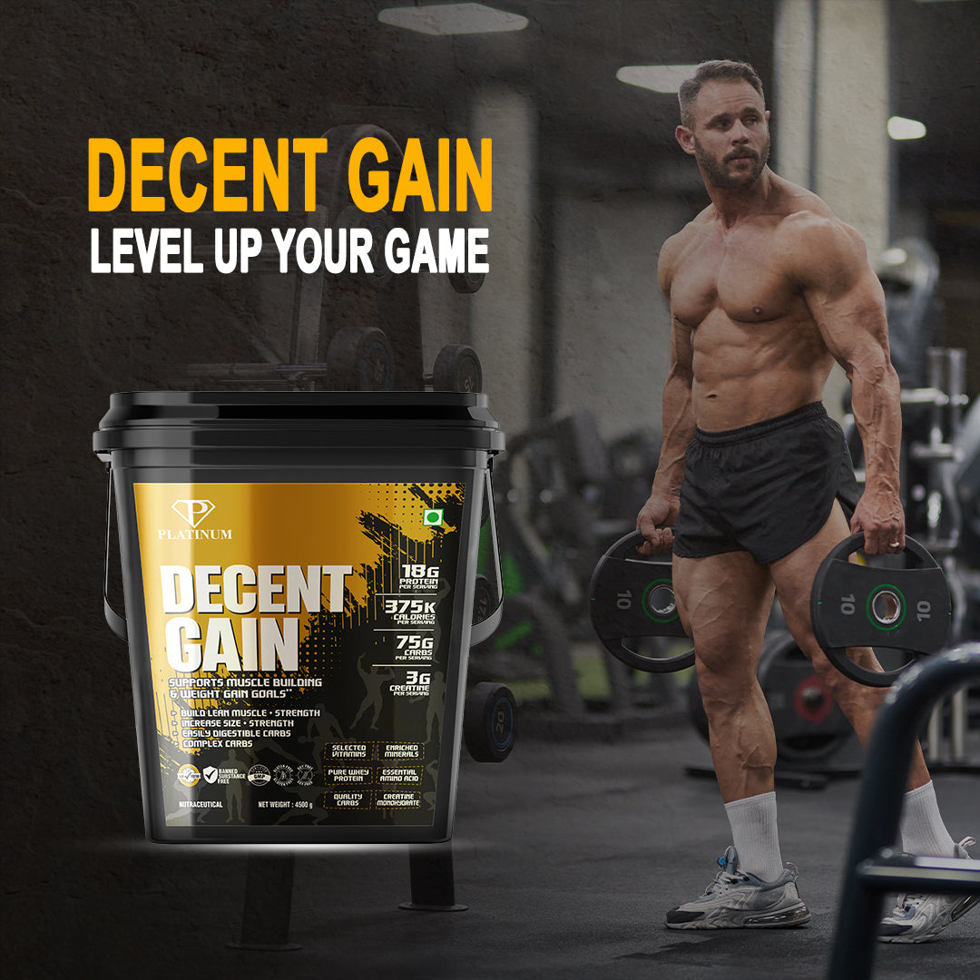 Platinum Nutrition Decent Gain Weight Gain Supplements