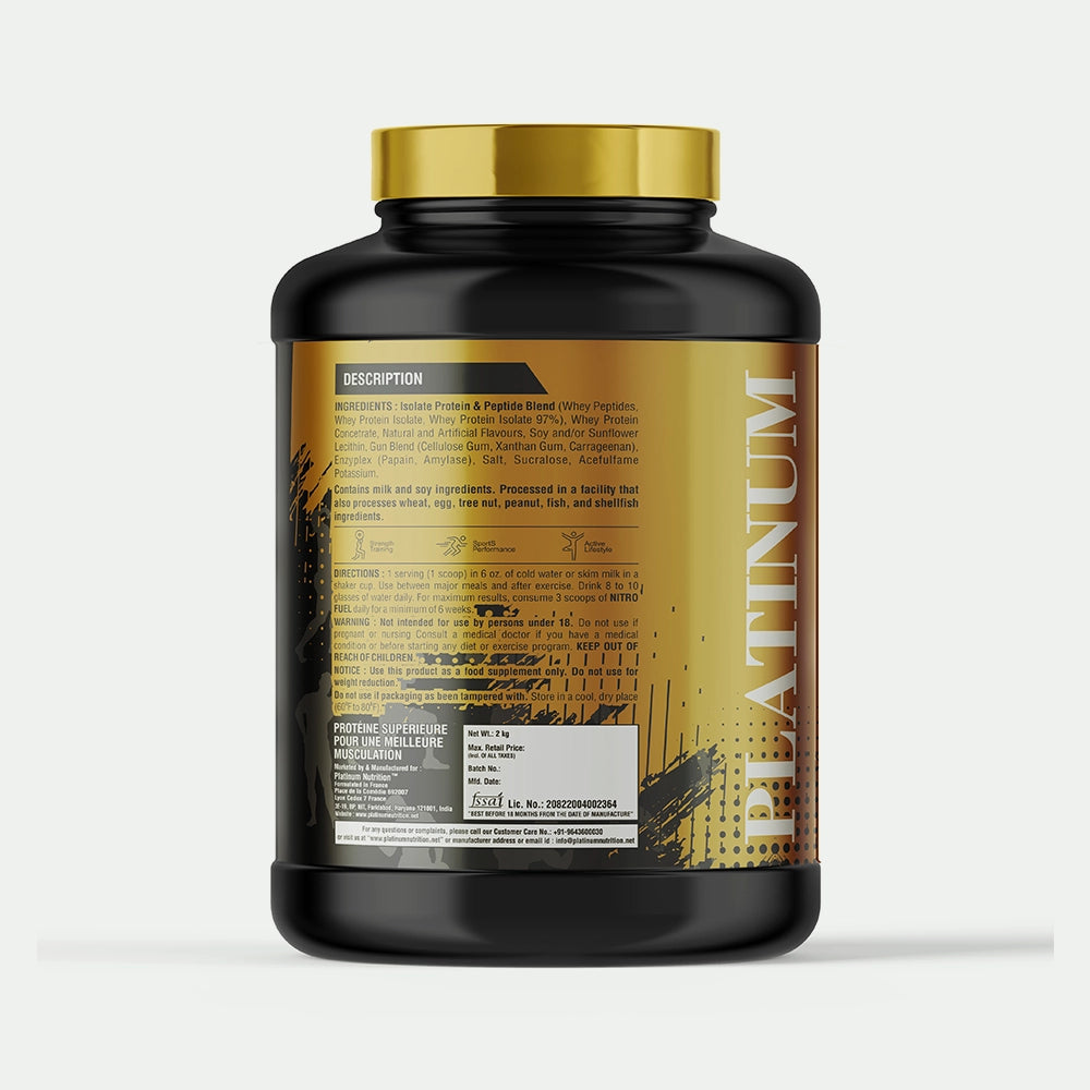 Platinum Nutrition Nitro Fuel Source of 7 Blend Protein