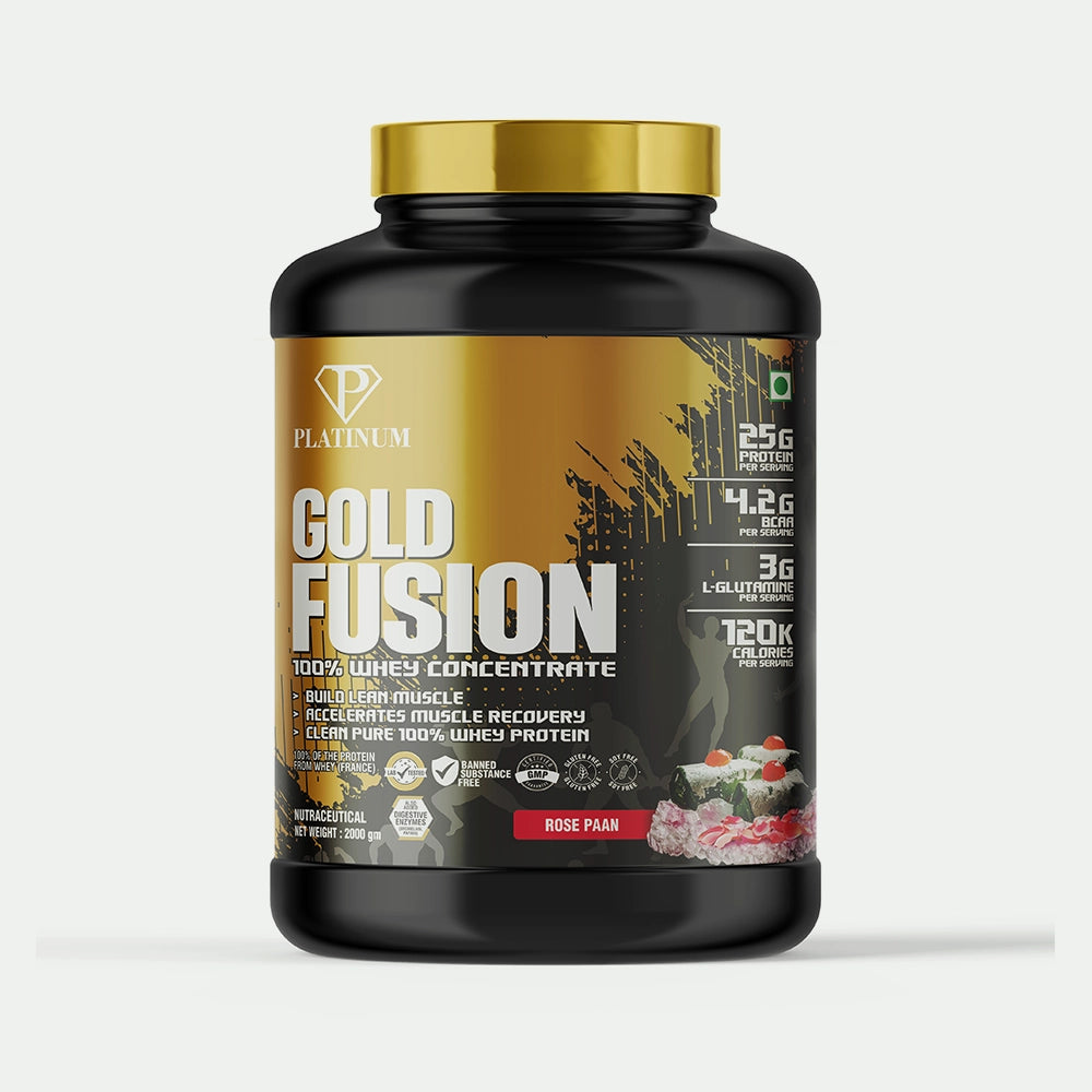 Platinum Gold Fusion 100% Whey Protein Concentrate