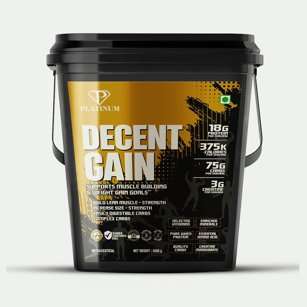 Platinum Nutrition Decent Gain Weight Gain Supplements