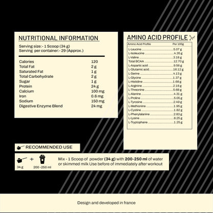Platinum Gold Fusion 100% Whey Protein Concentrate