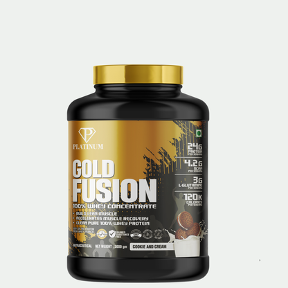Platinum Gold Fusion 100% Whey Protein Concentrate
