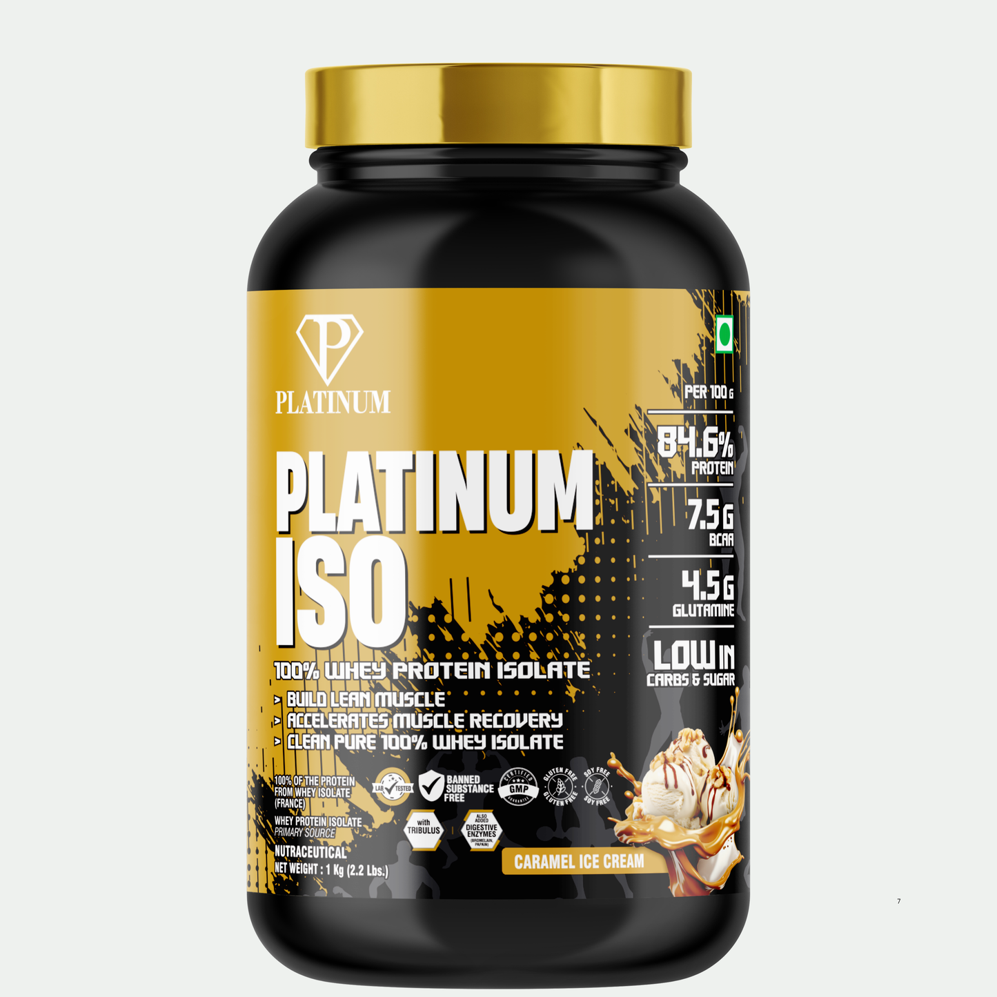 Platinum Nutrition ISO 100% Whey Isolate Protein Powder