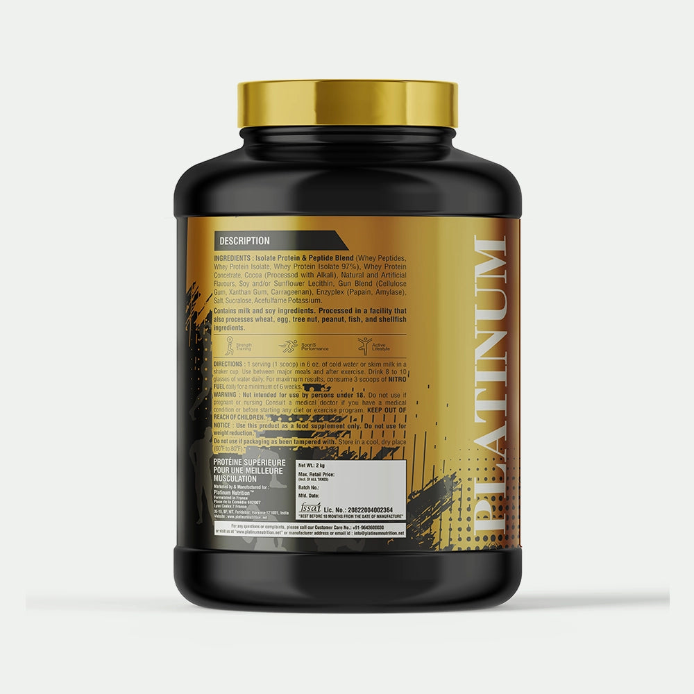 Platinum Nutrition Nitro Fuel Source of 7 Blend Protein