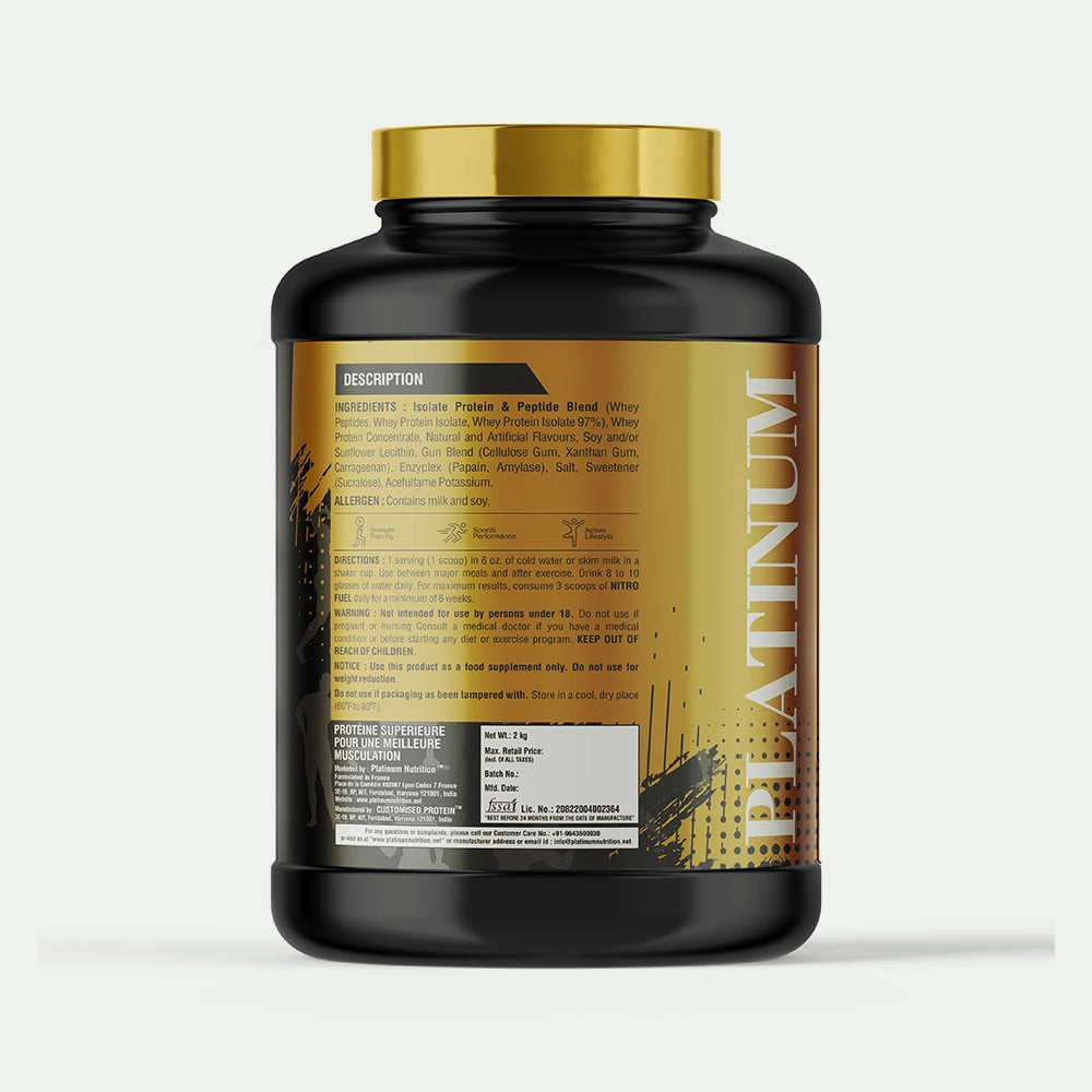 Platinum Nutrition Nitro Fuel Source of 7 Blend Protein