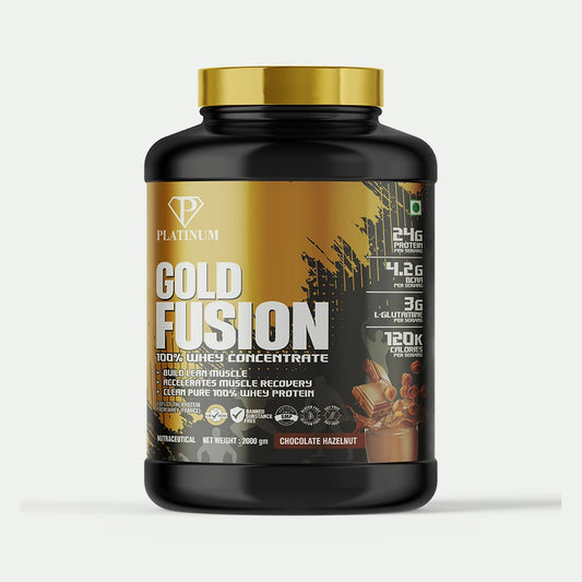 Platinum Gold Fusion 100% Whey Protein Concentrate
