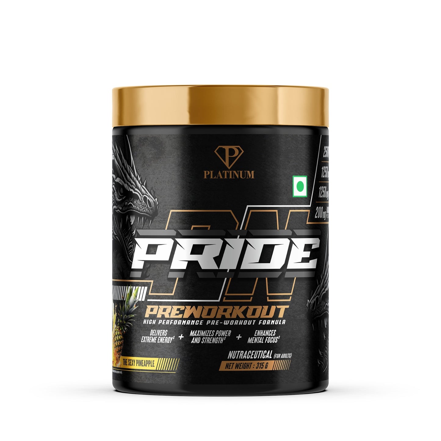 Platinum Nutrition Pride - High Performance Pre Workout Formula